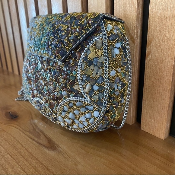 Handmade Gemstone Shoulder Bag ✨ - Picture 3 of 12